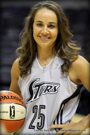 Becky Hammon #25. (WNBA, San Antonio Silver Stars Media Day, AT&T Center, San Antonio, TX. May 16, 2013)