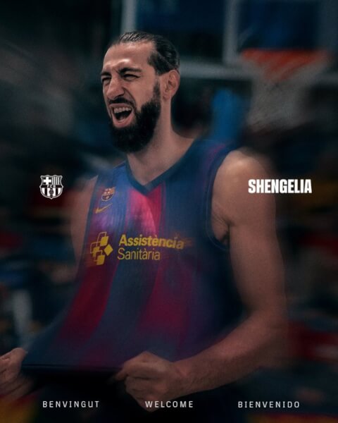 FC Barcelona Baloncesto. Fichajes temporada 2025-26. Tornike Shengelia.