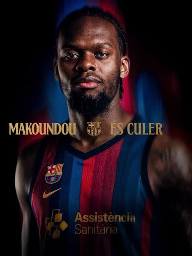 Yoan Makoundou. Potencia física,  velocidad y  juego explosivo por encima del aro. Actualidad FC Barcelona.